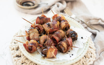 Karrie’s Bacon Wrapped Goat Cheese Dates