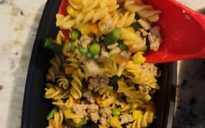 Chickpea Fusillli with Mixed Vegetables